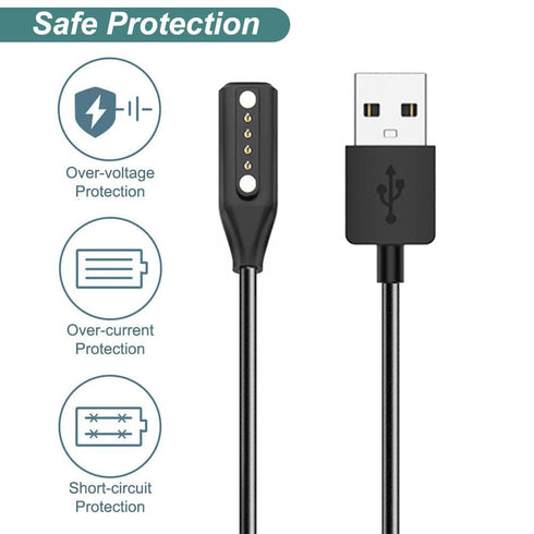 Kissmart Charger for Bose Frames Alto/Rondo/Soprano/Tenor, Replacement Magnetic USB Charging Cable for Audio Sunglasses