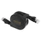 CAT6 Retractable Ethernet Cable 6.6FT - High-Speed RJ45 Cable with Flexible Rubber