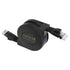 CAT6 Retractable Ethernet Cable 6.6FT - High-Speed RJ45 Cable with Flexible Rubber