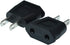 Socket Plug Adapter Europe EU Euro to US Travel Charger AC Power Converter (2PCS, Black)