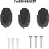 Mount(3Pack,White) No Drill Wall Mount Compatible with Stick Up Cam and Ring/Indoor Cam & Indoor Cam Plus , Strong