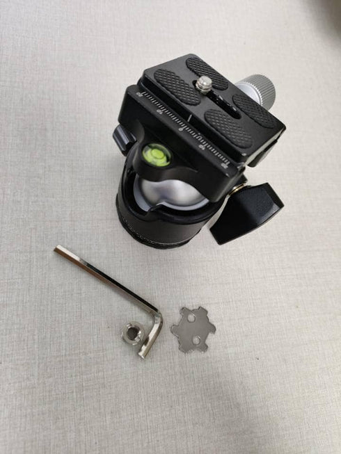 NEEWER Low Profile Camera Tripod Ball Head, 36mm Metal Panorama Head Compatible with Arca 1/4” Quick Release Plate