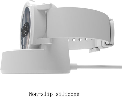 Ticwatch E Charger and Ticwatch S Charger, Replacement Charging Dock Compatible with Ticwatch E/S with 5 Feet Cable
