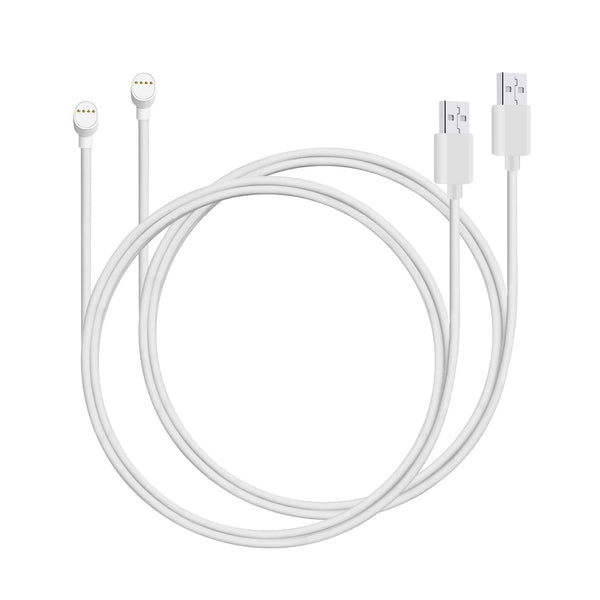 iMah 2-Pack Extended USB Power Charging Cable for Google Nest Cam (Battery), 6.56ft (2m) Compatible