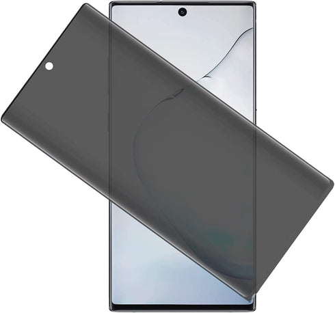 2 Pack Privacy Screen Protector for Samsung Galaxy Note 10 Plus, Anti-Scratch Protective Film