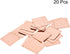 uxcell 20 x 20 x 0.3mm Flat IC Chipset Thermal Copper Heatsink, 20pcs for CPU GPU