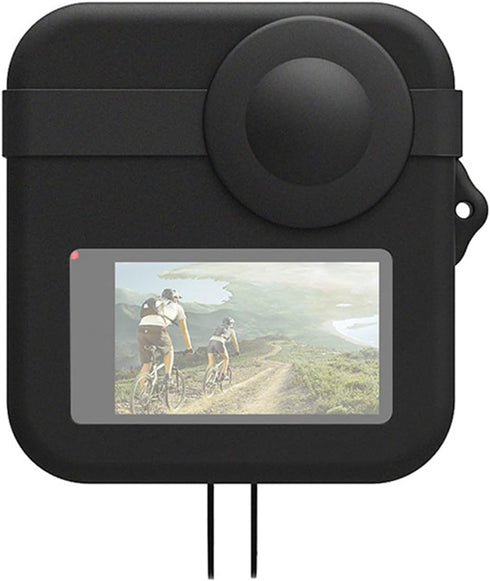 PU454B Silicone Protective Case with Lens Cover for Camera Body