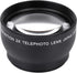 52mm Telephoto Lens - 52mm 2X Magnification HD Tele Converter for 52mm Mount Cameras