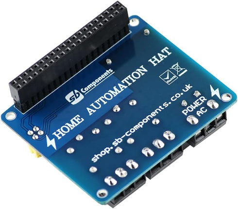 Home Automation HAT for Raspberry Pi - 2 Ch 5V Optocoupler Smart Relay HAT Control for 2 Devices