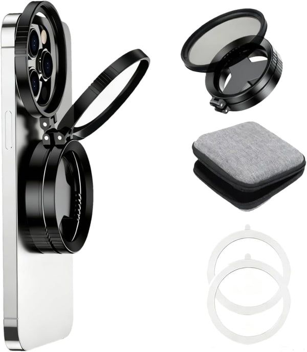 AWAKINK Magnetic CPL Filter for iPhone, 52mm Polarizing Filter, Circular Polarized Lens Filter