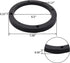 2PCS Black Plastic Speaker Spacer Adaptor Ring Mounting Bracket, 6.5 inches Dia Speaker Spacer Rings for Cars, Boats, Trucks, and More