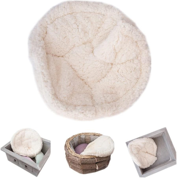 Newborn Baby Photography Props Posing Blanket, Professional Contoured Positioner Set with Flexible Metal Edges