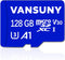 Vansuny Micro SD Card 128GB microSDXC Memory Card with SD Adapter, A1 App Performance, V30 4K Video Recording, C10 U3