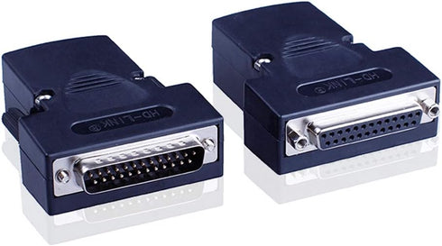 1PCS DB25 Solderless RS232 D-SUB Serial to 25-pin Port Terminal Female Adapter Connector with Case