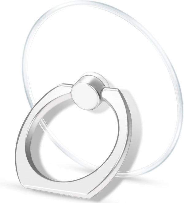 Transparent Clear Phone Ring Grips Holder Kickstand, Finger Ring Stand for Cell Phone Tablet Accessories (4)
