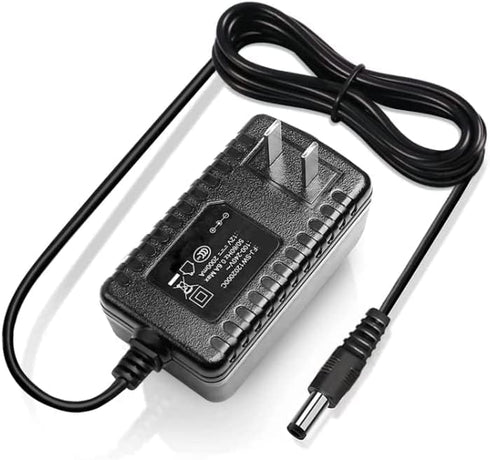 12V DC Adapter Power Cord for Theragun Liv, ONN Sound Bar Speaker, Monitor Charger Replacement