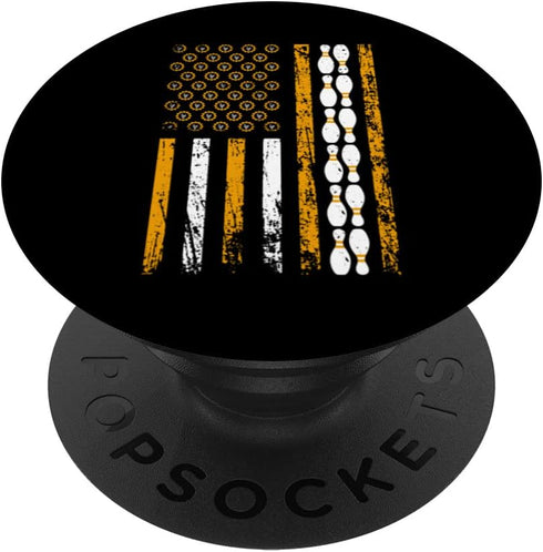 American Sports Flag PopSockets Swappable Construction Tools Bowling Pins