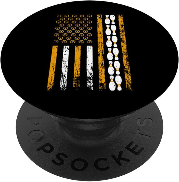 American Sports Flag PopSockets Swappable Construction Tools Bowling Pins