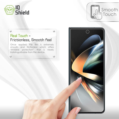 Samsung Galaxy Z Fold 4 IQShield Screen Protector (2-Pack) - Anti-Bubble Clear TPU Film for Ultimate Protection.
