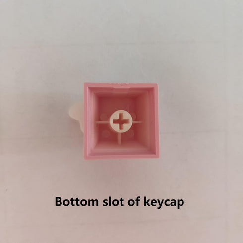 Handmade Cute Keycaps, Compatible with Cherry MX Switches Mechanical Keyboard, Pink PBT Keycap for Gaming Keyboards