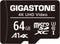 Gigastone 64GB Micro SD Card, A1 V30 4K Video Recording, Surveillance Security Cam
