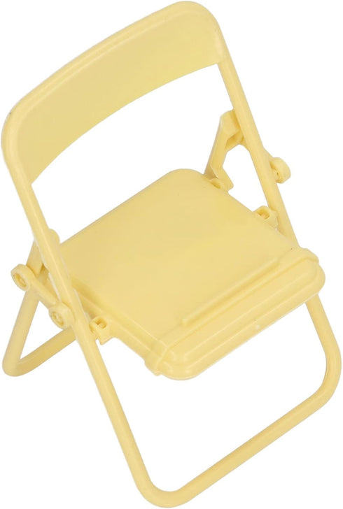 Pilipane 12x7cm 30 Mini Chair Shape Cell Phone Stand Cute Candy Color Foldable Mobile Phone Holder for Desk Tablet