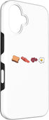 English Breakfast toast bacon beans and eggs. 16 iPhone Case