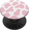 Cute Cow Print Aesthetic Pattern in Pastel Light Pink PopSockets Standard PopGrip