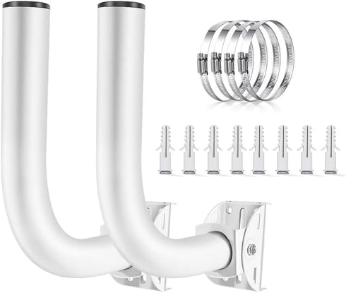 Slinkdsco Adjustable Sturdy Universal Wireless Bridge Bracket Mount Kit for Outdoor Antenna (2-Pack)