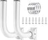 Slinkdsco Adjustable Sturdy Universal Wireless Bridge Bracket Mount Kit for Outdoor Antenna (2-Pack)