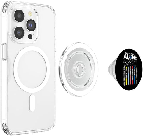 First Responders American Thin Line Police Fire Military EMS PopSockets PopGrip for MagSafe