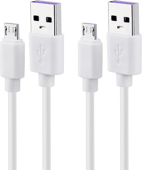 Smays 3ft White USB to Micro USB Charging Cable - Durable, Fast Charging, Perfect for Your Devices!
