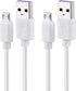 Smays 3ft White USB to Micro USB Charging Cable - Durable, Fast Charging, Perfect for Your Devices!
