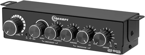 Taramps EQ BASS Digital Audio Control for Bass Volume, RCA Output/Input, Frequency Response to 250HZ, Compatible with