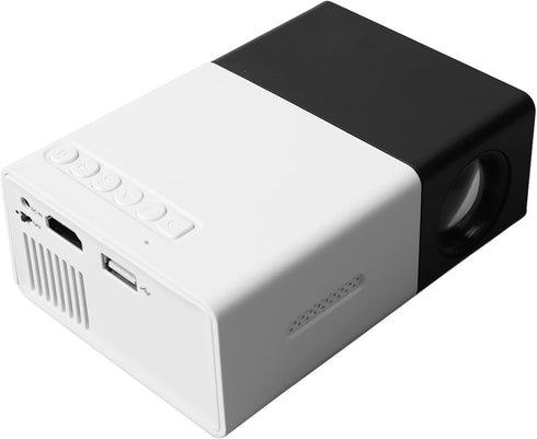GOWENIC 1080P Kids Projector, HD Adjustable Projection Angle LED Portable Projector for Home Theater, Travel, Camping