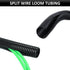 Kable Kontrol Split Wire Loom Tubing, 1/4” Inch, 10 Ft Long, Black Wire Conduit Cover