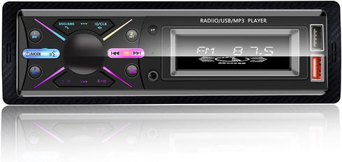 LSLYA Single Din Car Audio System with APP Control MP3 Player for Car