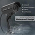 Saikiot Fake Security Camera with Realistic Red Flashing Lights and Warning Sticker for Indoor Outdoor Protection