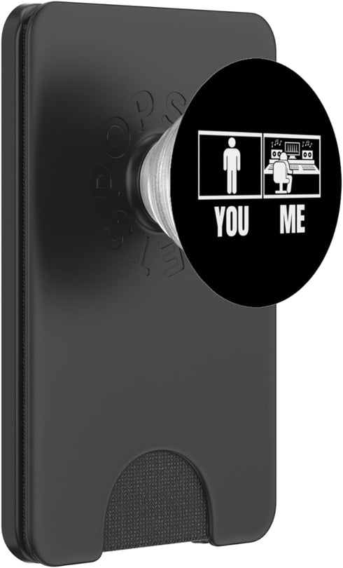 Music Producer Gifts For Men Audio Engineer Proud Funny Men Music Producer PopSockets PopWallet for MagSafe