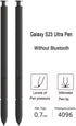 2 Pcs Replacement Pen for Samsung Galaxy S24 Ultra 5G Touch Stylus, Galaxy S24 S Pen Without Bluetooth Tips/Nibs (Black)
