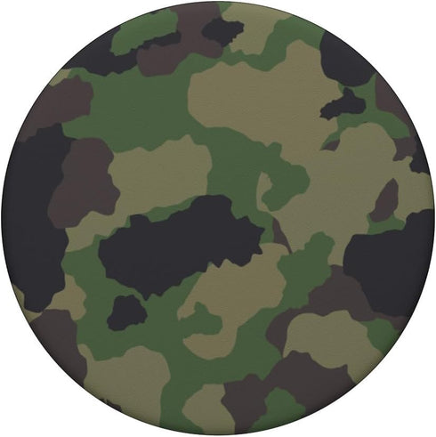 Camouflage Green Camo Military PopSockets Standard Grip