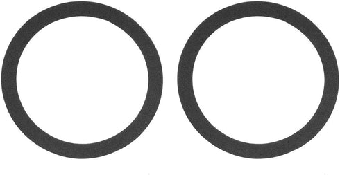 uxcell Black 4.5 Inch EVA Foam Speaker Edge Surround Rings Replacement Parts for Speaker Repair or DIY (2Pcs)