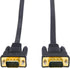 DTech 5M Ultra Thin Flat VGA Cable, 15 Pin Male to Male Connector, 16 Feet, Black