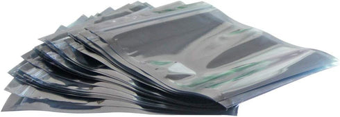 50Pcs Antistatic Resealable Bag - 15X20cm/5.9X7.9inch, Premium Anti Static Bag for SSD HDD and Electronics