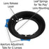 Fotodiox Pro Lens Mount Adapter for Nikon Nikkor F Mount G-Type Lens to Canon EOS (EF, EF-S) with Aperture Control
