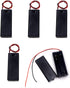 Pack of 5 2 AAA Battery Holder with Switch, 2 x 1.5V Case with Wire Leads and ON/Off Switch