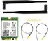Wireless-AC8265 Dual Mode NIC Module for Jetson Nano Developer Kit, M.2 NGFF, Support 2.4GHz / 5GHz, 300Mbps / 867Mbps