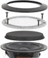 2 Pack 4 Inch Speaker Grill Cover, Black SubWoofer Round Circle Mesh Grille Covers for Car Home Audio Speakers