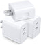 20W USB C Wall Charger Block, Costyle 3 Pack Dual Port Charging Block for iPhone 15 Pro 15 Plus 11 12 13 14 15 Pro Max