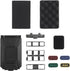 CR123, 18650, 18350,AAA,CR2032 Modular Battery Storage Case with Movable Inserts, MOLLE Rugged Organizer Holder